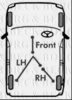 FORD 1637507 Cable, parking brake